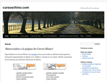 Tablet Screenshot of cursosrhino.com